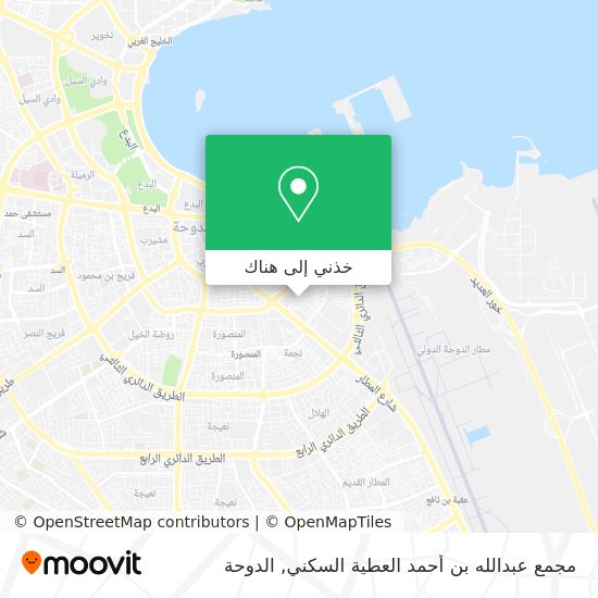 خريطة مجمع عبدالله بن أحمد العطية السكني