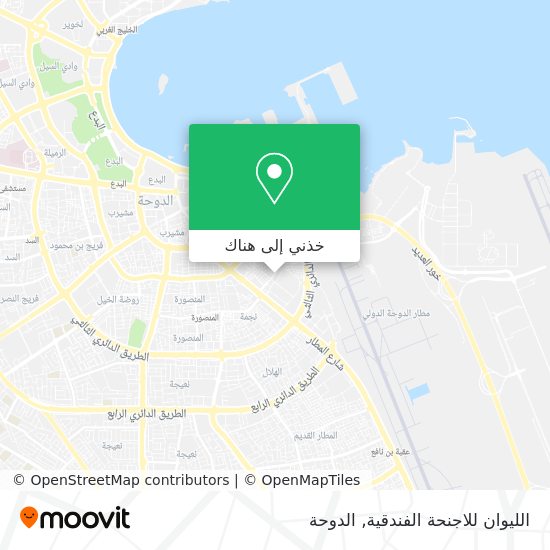 خريطة الليوان للاجنحة الفندقية