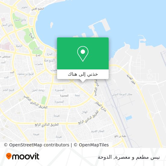 خريطة نيس مطعم و معصرة