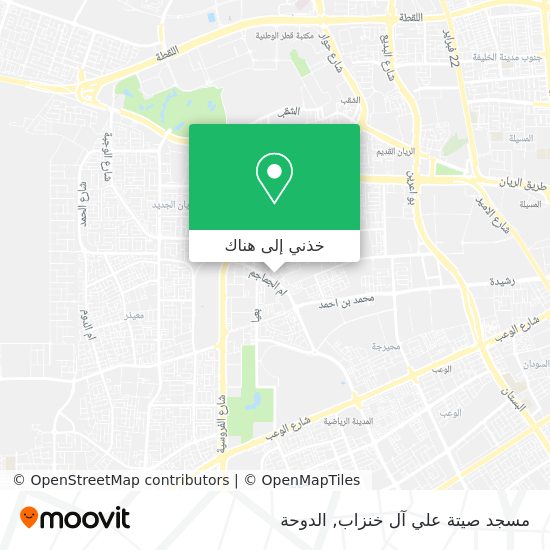 خريطة مسجد صيتة علي آل خنزاب