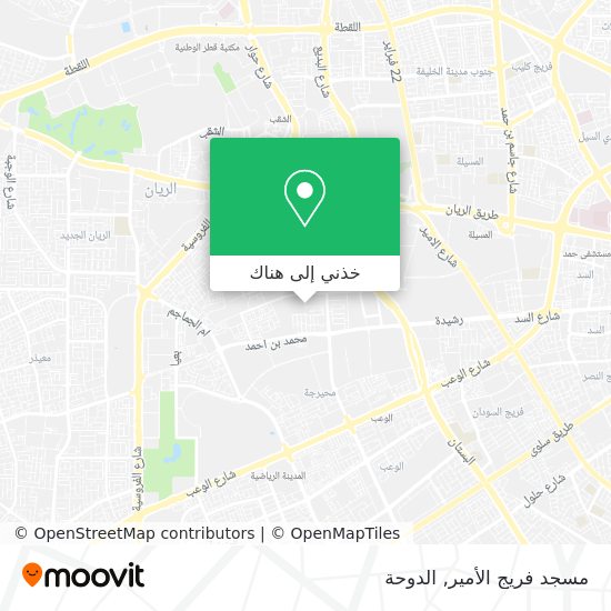 خريطة مسجد فريج الأمير