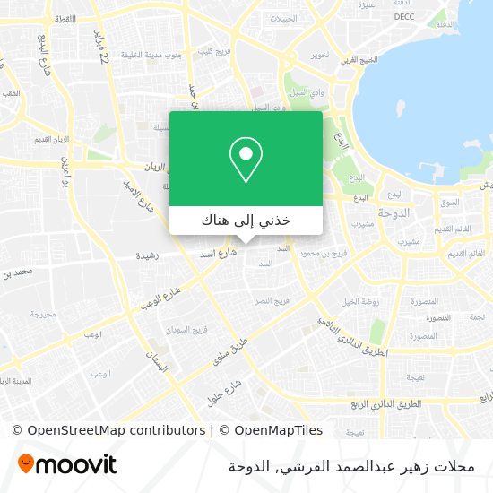خريطة محلات زهير عبدالصمد القرشي