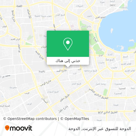 خريطة الدوحة للتسوق عبر الإنترنت