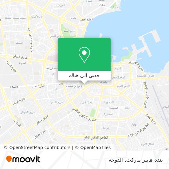 خريطة بنده هايبر ماركت