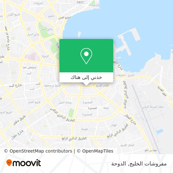 خريطة مفروشات الخليج