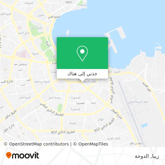 خريطة زيبا