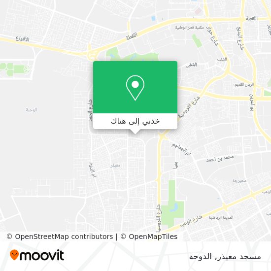 خريطة مسجد معيذر
