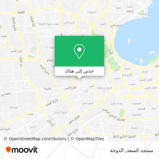خريطة مسجد السعد