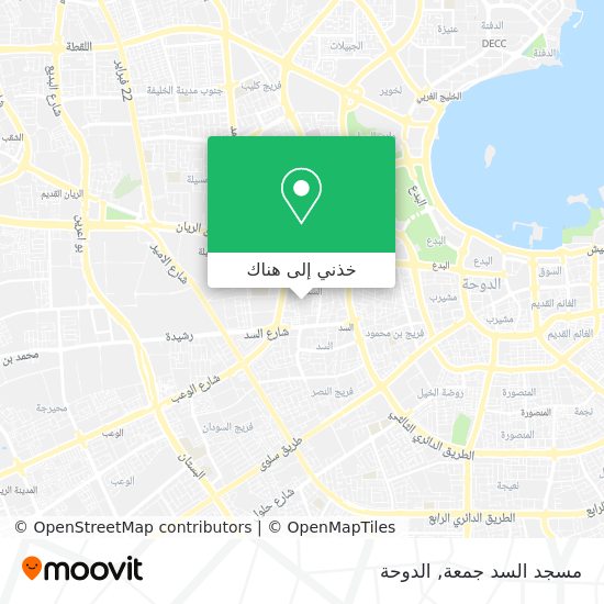 خريطة مسجد السد جمعة