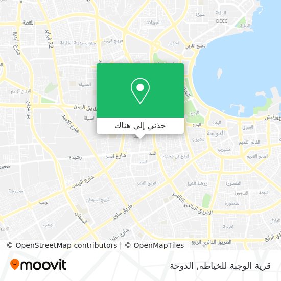 خريطة قرية الوجبة للخياطه