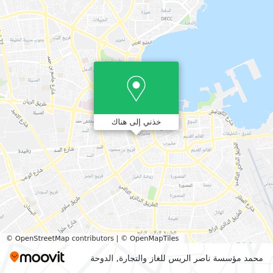 خريطة محمد مؤسسة ناصر الريس للغاز والتجارة