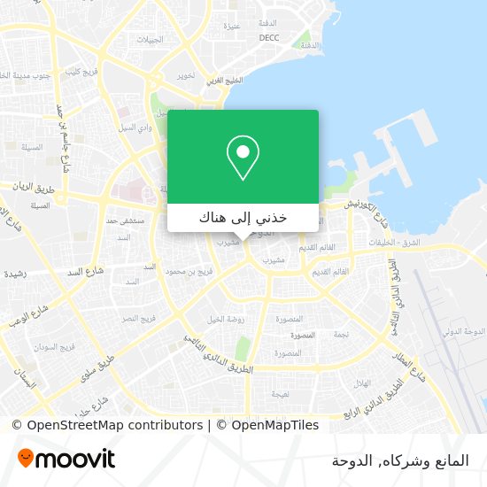 خريطة المانع وشركاه