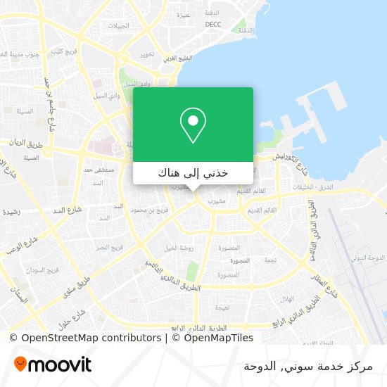 خريطة مركز خدمة سوني
