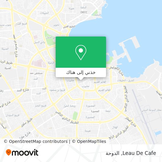خريطة Leau De Cafe