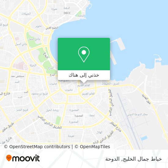 خريطة خياط جمال الخليج