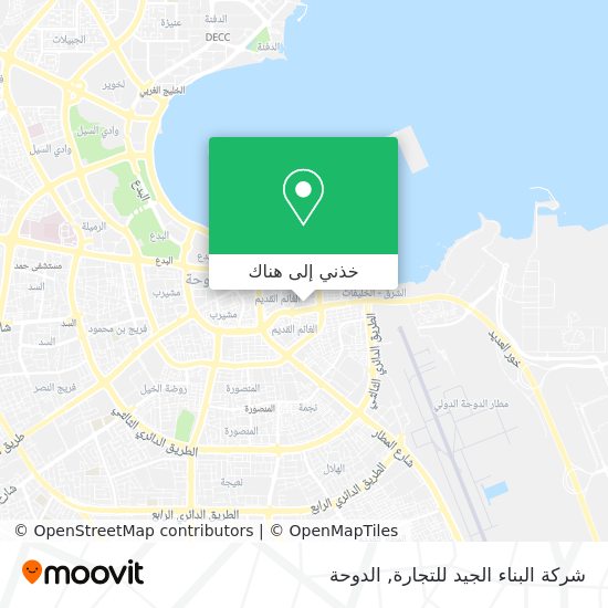 خريطة شركة البناء الجيد للتجارة