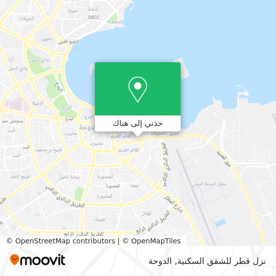 خريطة نزل قطر للشقق السكنية