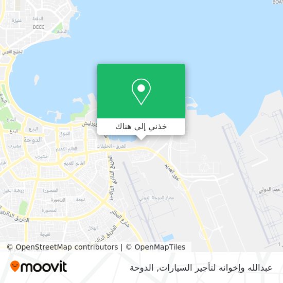 خريطة عبدالله وإخوانه لتأجير السيارات