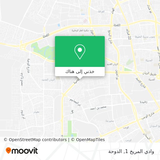 خريطة وادي المريخ 1