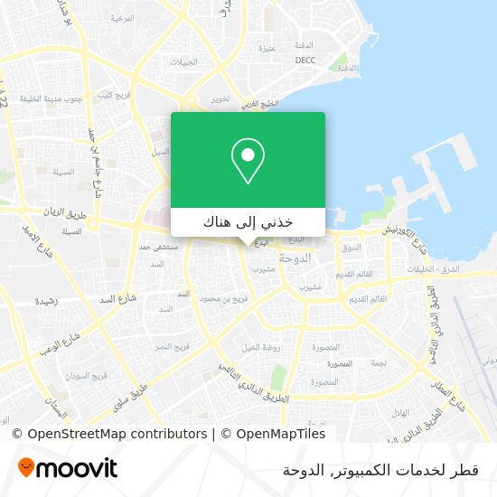 خريطة قطر لخدمات الكمبيوتر