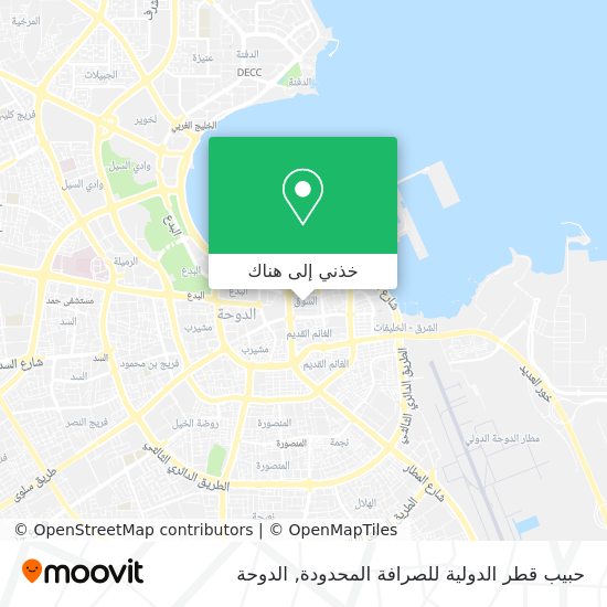خريطة حبيب قطر الدولية للصرافة المحدودة