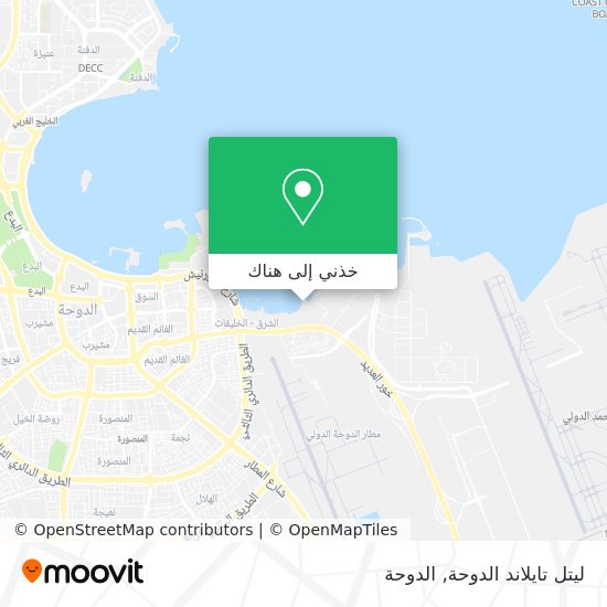 خريطة ليتل تايلاند الدوحة