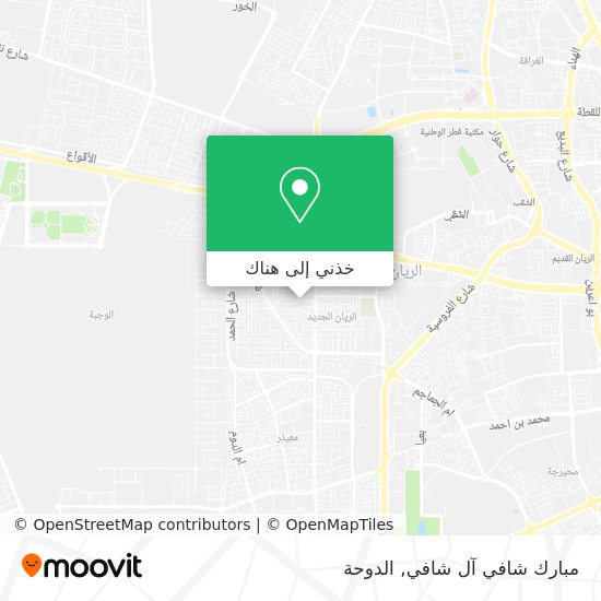 خريطة مبارك شافي آل شافي