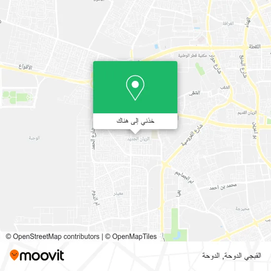 خريطة القبجي الدوحة