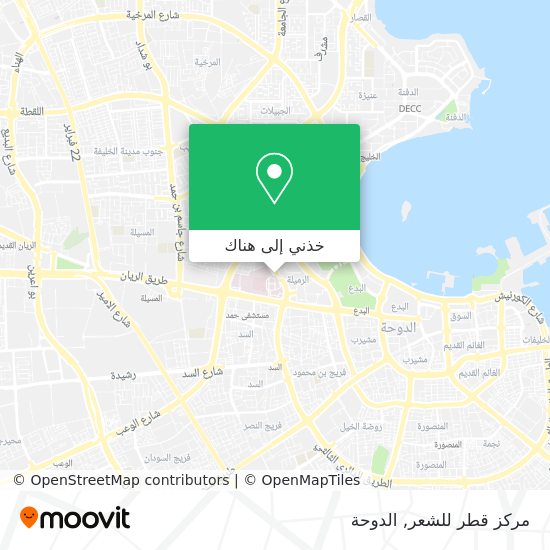خريطة مركز قطر للشعر