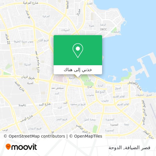 خريطة قصر الضيافة