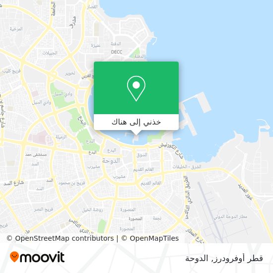 خريطة قطر أوفرودرز