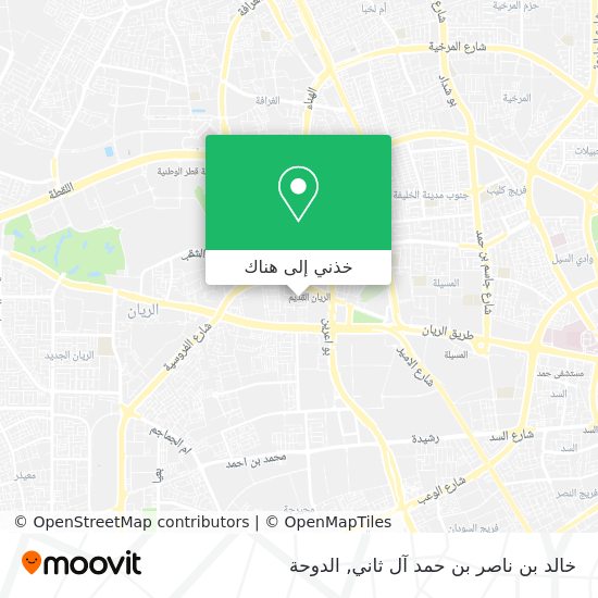خريطة خالد بن ناصر بن حمد آل ثاني