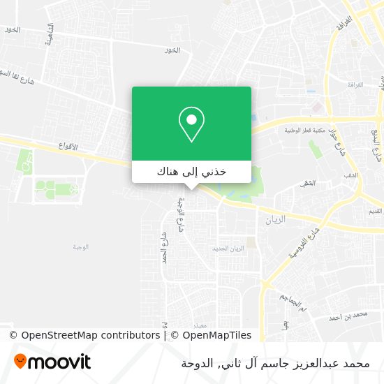 خريطة محمد عبدالعزيز جاسم آل ثاني