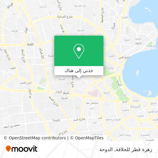 خريطة زهرة قطر للحلاقة