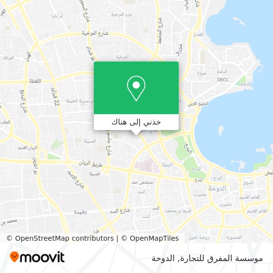 خريطة موسسة المفرق للتجارة