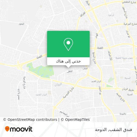 خريطة فندق الشقب