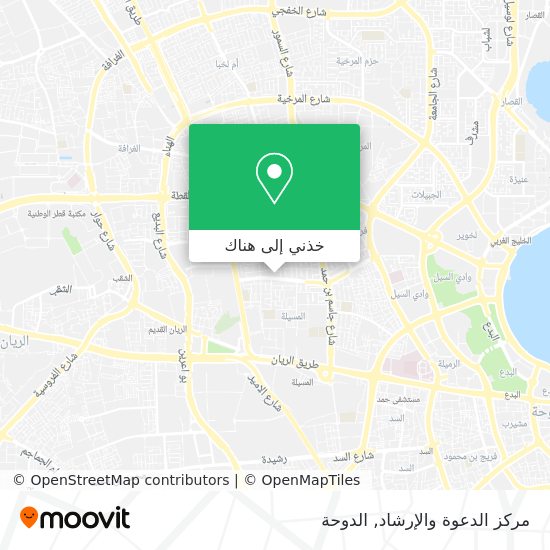 خريطة مركز الدعوة والإرشاد