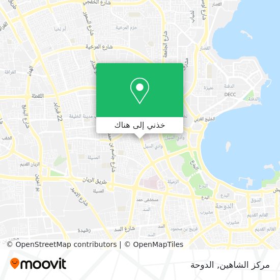 خريطة مركز الشاهين