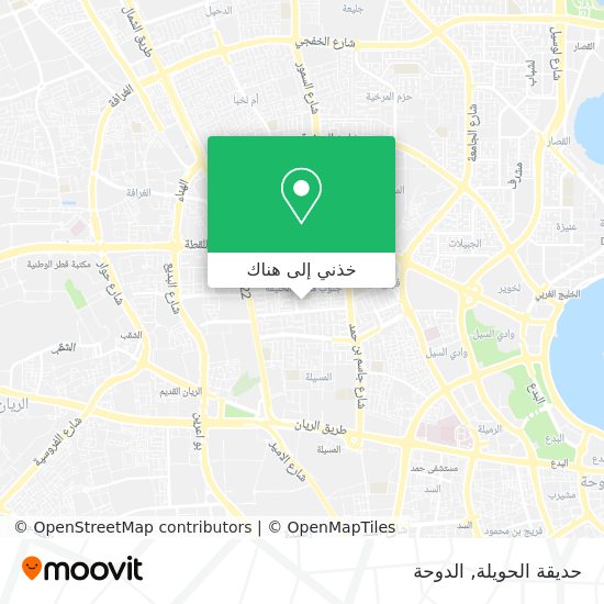 خريطة حديقة الحويلة