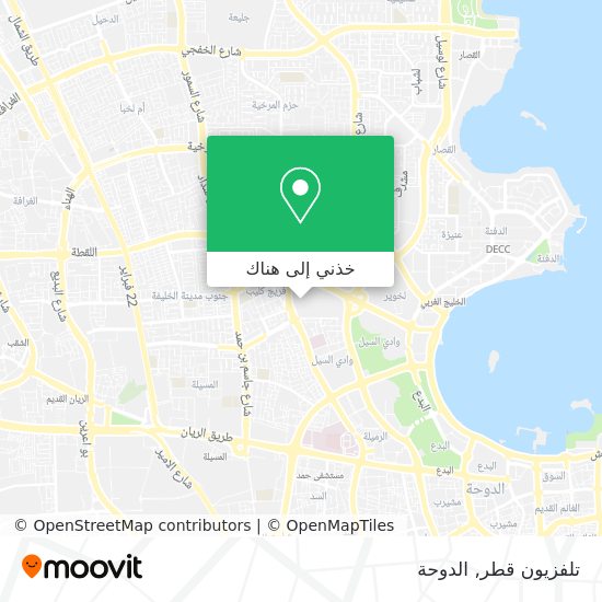 خريطة تلفزيون قطر
