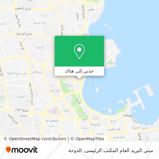 خريطة مبنى البريد العام المكتب الرئيسى