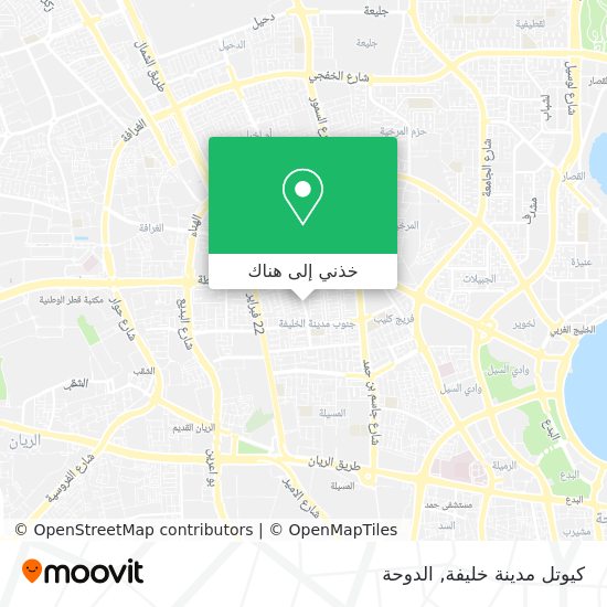 خريطة كيوتل مدينة خليفة