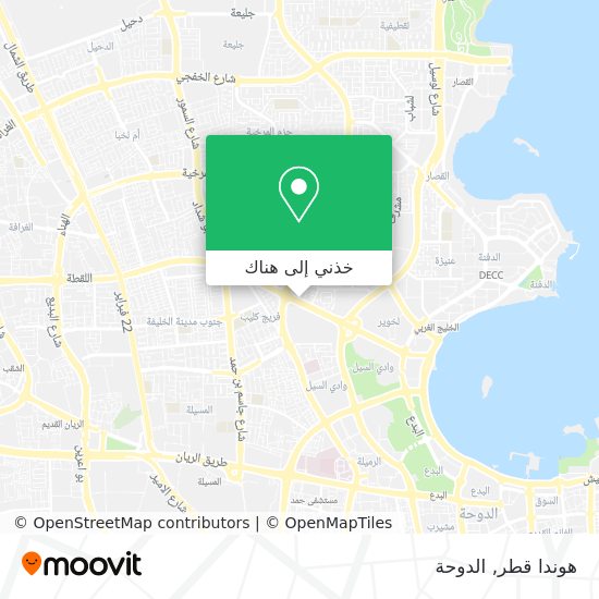 خريطة هوندا قطر