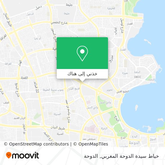 خريطة خياط سيدة الدوحة المغربي