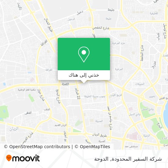 خريطة شركة السفير المحدودة