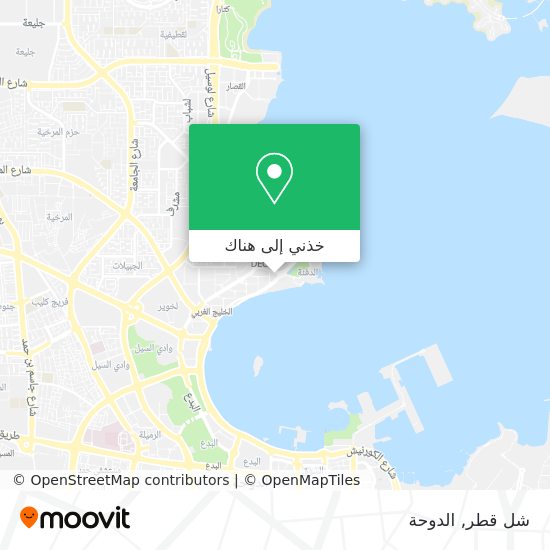 خريطة شل قطر