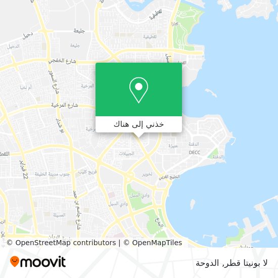 خريطة لا بونيتا قطر