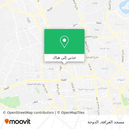 خريطة مسجد الغرافة