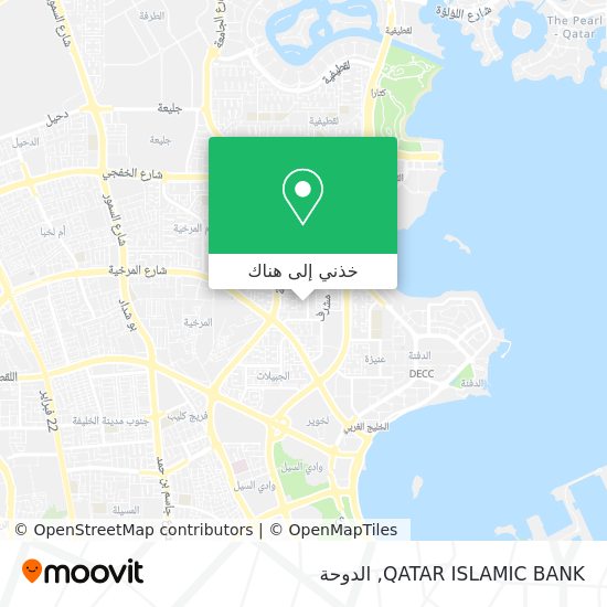 خريطة QATAR ISLAMIC BANK