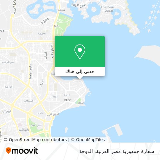 خريطة سفارة جمهورية مصر العربية